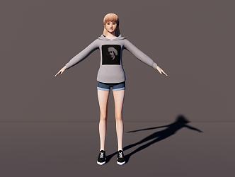 Characters 3d model