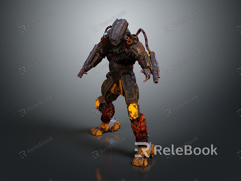 Mech Warrior Mech Soldier Machine Battlearm Mechanical Battlearm Machine Fighter Robot model