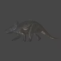 Realistic Triceratops 3D Rendered Game Movie Character With Large Horns Frilled Neck Detailed Skin Texture