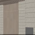 Modern Detached Villa Exterior With Garden Patio Large Windows And Lush Greenery