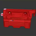 Red Computer External Housing Case with SUNON Brand and Durable Design Features