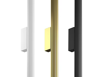Modern Wall Lamps with White Gold Black Finishes and Contemporary Design 3d model
