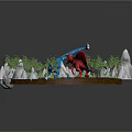 Game Environment Game Scene Fairy Tale Scene Fairy Tale Magic Scene Magic Item Fantasy Scene 3d model