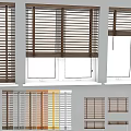 Wooden And Fabric Window Blinds In Various Styles For Home Windows