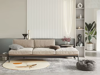Modern Combination Sofa 3d model