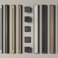 Various Colored Decorative Strips Square And Round Blocks For Home Decor