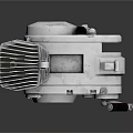 High Performance Metal Engine With Cooling Fins And 1501 M Branding Detailed Mechanical Structure Design