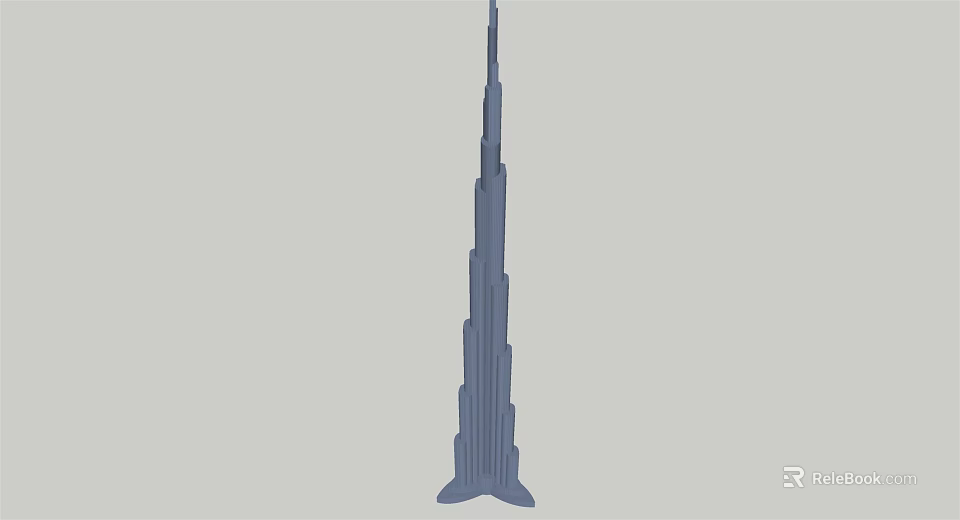 Modern Tall Skyscraper Tower With Sleek Architectural Design And High Rise Structure 3d model 