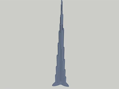 Modern Tall Skyscraper Tower With Sleek Architectural Design And High Rise Structure 3d model
