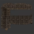 Traditional Thatched Roof Building With Wooden Pillars And Simple Open Structure
