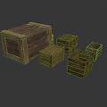 Wooden Storage Crates For Home Organization And Decorative Use