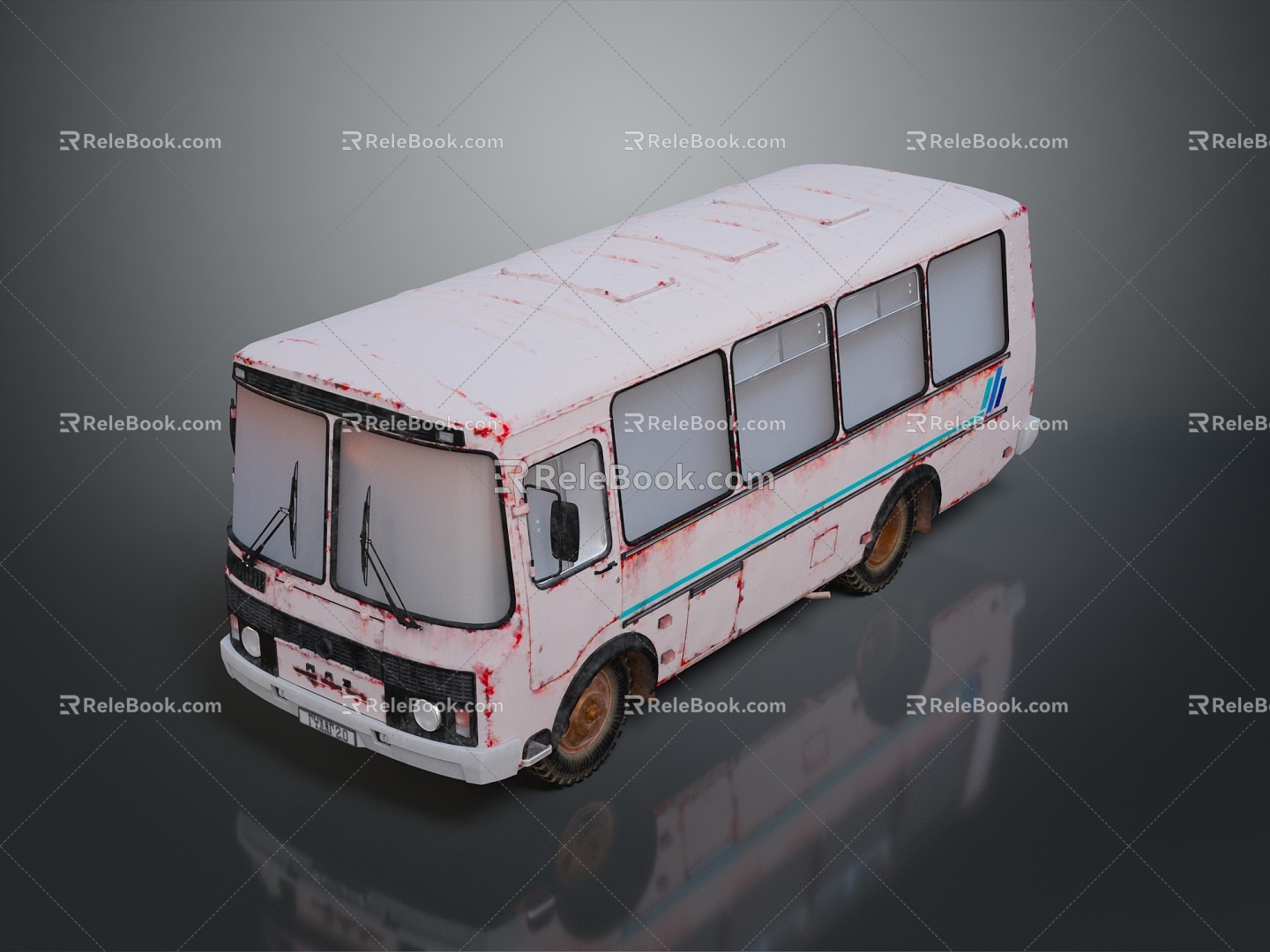 Bus School Bus Van Box Bus Bus Tourist Bus Coach 3d model