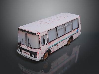 Bus School Bus Van Box Bus Tourist Bus Coach model