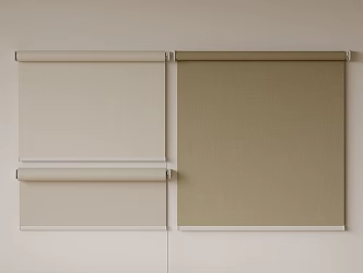 Modern Cloth Blinds Venetian Blinds Curtain Shangri-La Blinds Rolling Blinds Honeycomb Blinds Roman Blinds 3d model