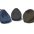 Stylish Bean Bag Chairs in Blue Black and Brown for Modern Living Spaces
