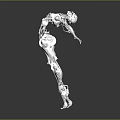 Modern robot toy sci-fi robot 3d model