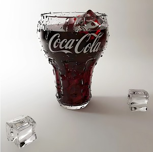 Modern Coca-Cola 3d model