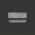 Concrete Wall Panel With Geometric Square Indentations And Textured Surface Design
