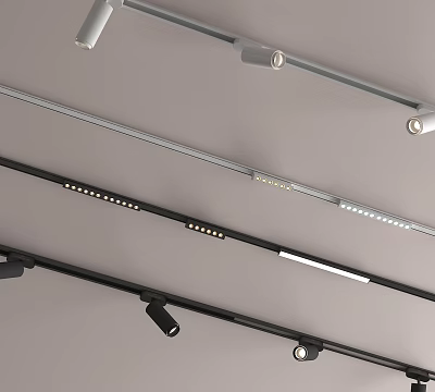 Modern Adjustable Downlights and Spotlights With LED Light Source for Home Interior Lighting 3d model