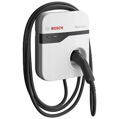 BOSCH Power Max Wall Mounted Electric Vehicle Charger With Charging Cable 3d model