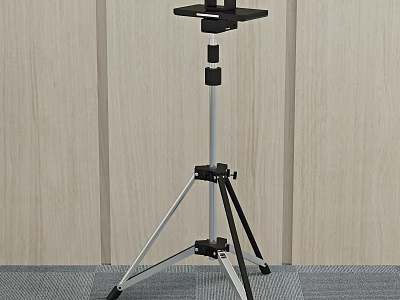 Projection Monitoring System With Adjustable Tripod Stand And Indoor Surveillance Setup 3d model