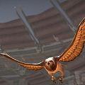 Modern Eagle Raptor Sculpture 3d model