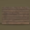 Rustic Wooden Storage Cabinet With Handles Natural Wood Texture And Square Design