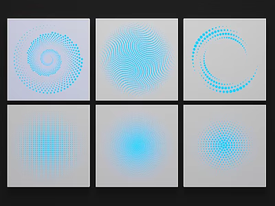 Gradient Perforated Wall Panel Gradient Orifice Plate Spiral Orifice Plate Round Gradient Orifice Plate Gradient Orifice Plate Gradient Orifice Plate Perforated Wall Panel Gradient Orifice Plate 3d model