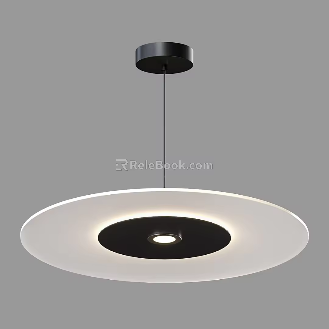 Simple chandelier 3d model