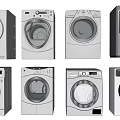 Modern washing machine combination 3d model