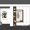 Modern Shoe Cabinet Design With Storage Bench Hanging Area And Decorative Elements
