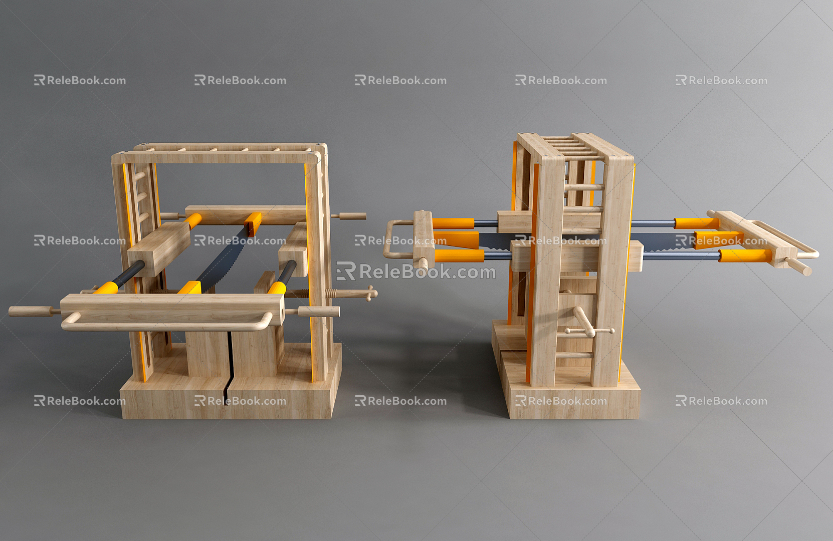 Modern tool woodworking saw model