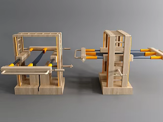 Modern tool woodworking saw 3d model