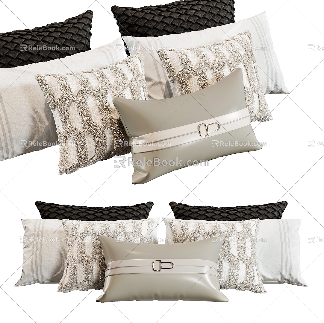 Cushion pillow 3d model