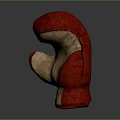 Red Boxing Glove As Essential Household Item For Daily Sports Training And Fitness