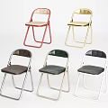 Modern Folding Single Chairs in Various Colors for Stylish Interior Design