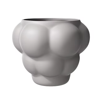 Flower Pot Ornaments Art Vase Ceramic Art Decorative Flower Blank Vase 3d model