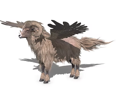 Goat Mutant Creatures Game Character 3d model Goat Mutant Creatures Game Character 3d model
