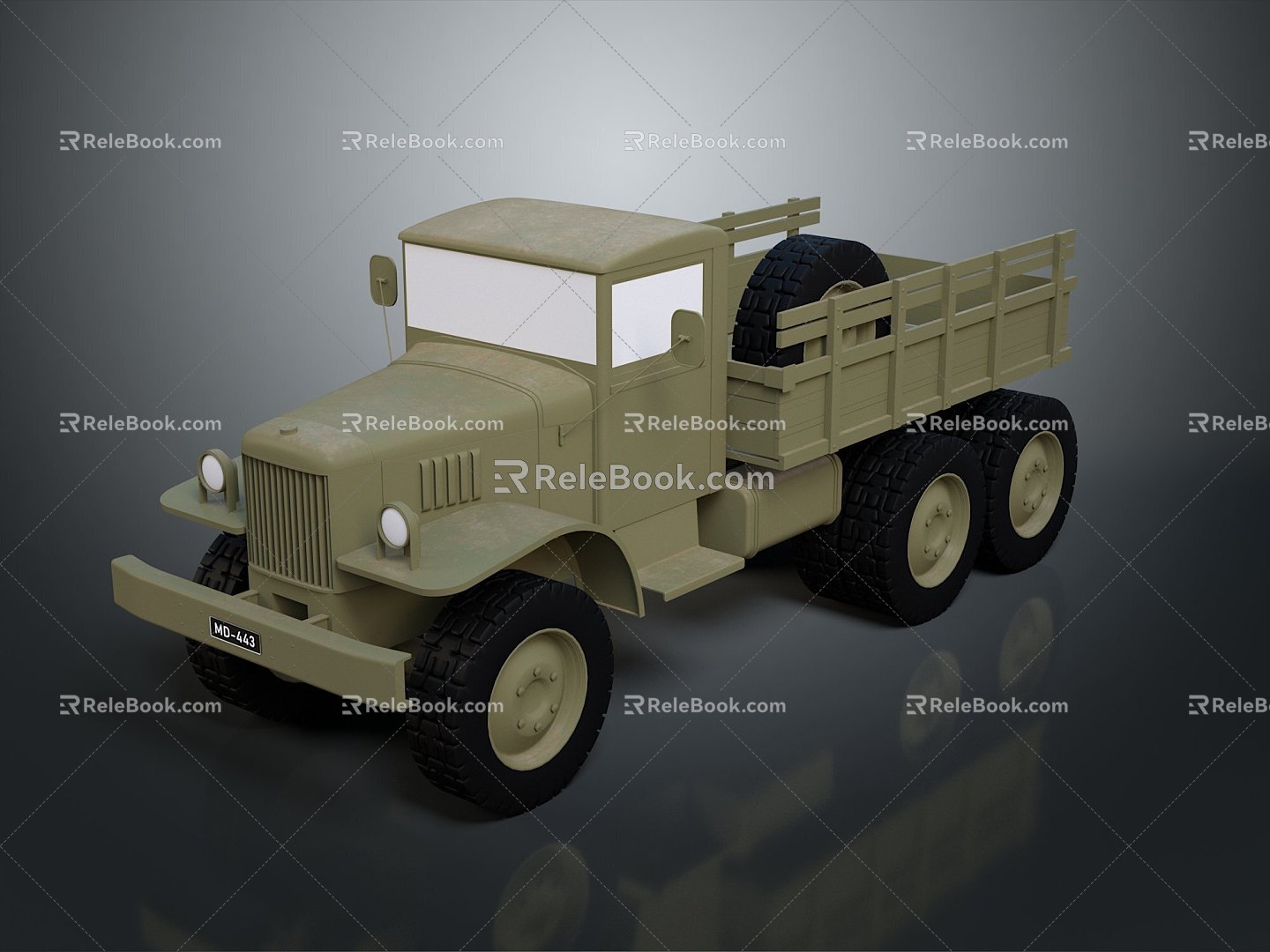 Military Truck Military Transporter Military Transporter Armed Transporter Armored Transporter 3d model