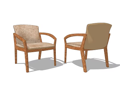 Modern armchair Bentley single sofa 3d model