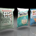 Assorted Flavored Chips With Sour Cream Onion Potato Crispy Rice And Cheddar Cheese Tortilla Snacks