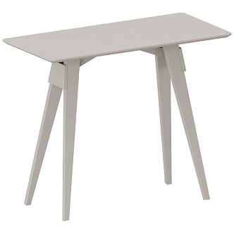 Modern White Table 3d model