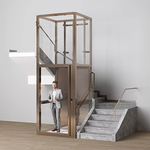 Modern Elevator 3d model
