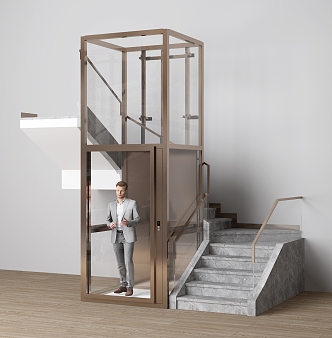 Modern Elevator 3d model