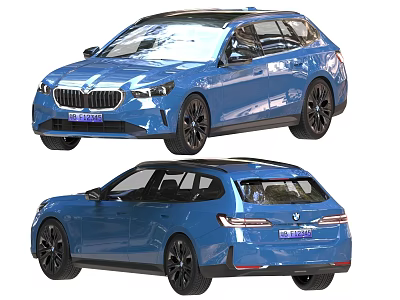2024 BMW 5 Series Sport BMW 3d model