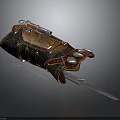 Heroic Warrior Character Wearing Leather Gauntlet With Claws Dagger For Beast Encounters