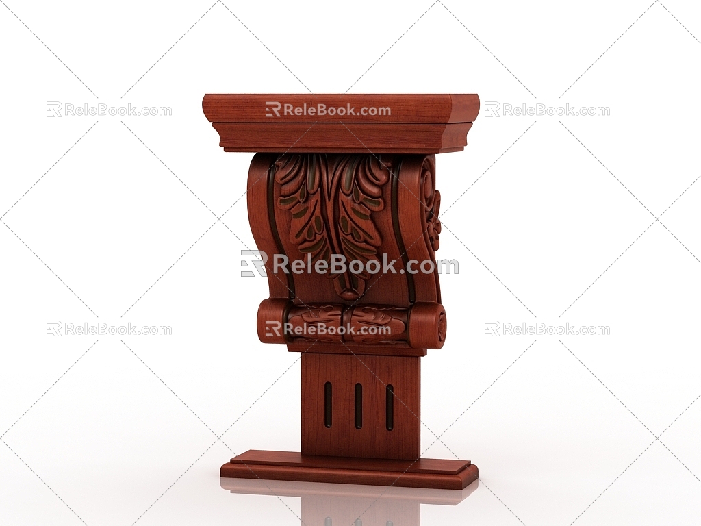 European Roman Column 3d model