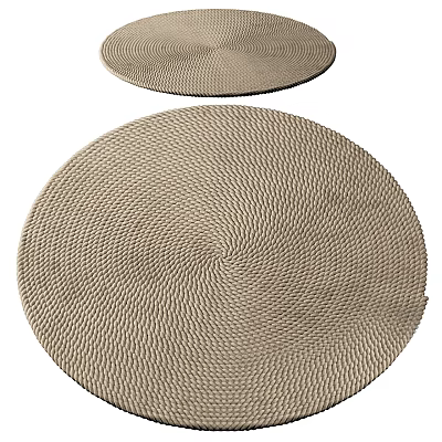 Quiet Round Carpet 3d model Quiet Round Carpet 3d model