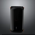 JBL Portable Speaker With Black Red Accents And White Mesh Front Design