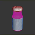 Transparent Glass Spice Bottle With Silver Lid For Modern Kitchen Counter Use